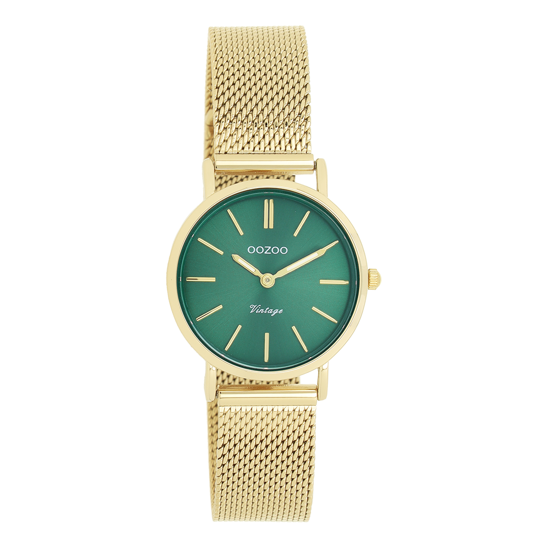Colorato d'oro OOZOO Guarda con bracciale in rete metallica color oro - C20297